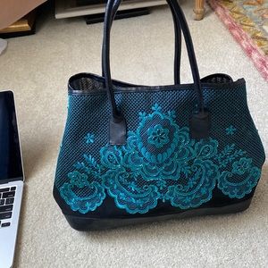 Isabella Fiore turquoise purse
